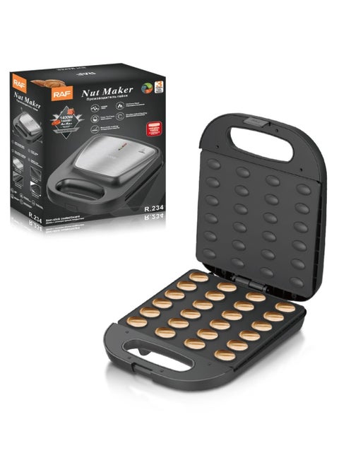 Automatic Walnut Cookie Mold Mini 24 Nuts Maker with Non-stick Coating Electric Frying Pan