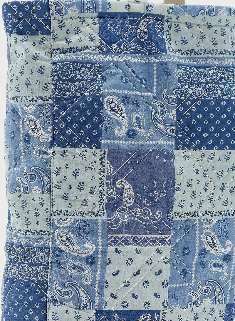American Eagle Quilted Crossbody Tote