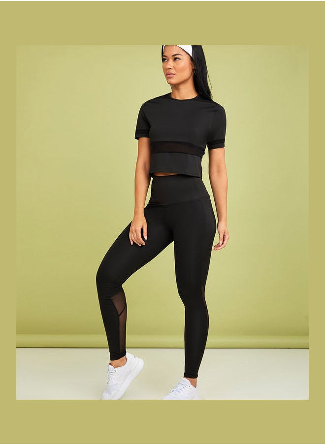 Styli - Mesh Insert Active Leggings - Image 1