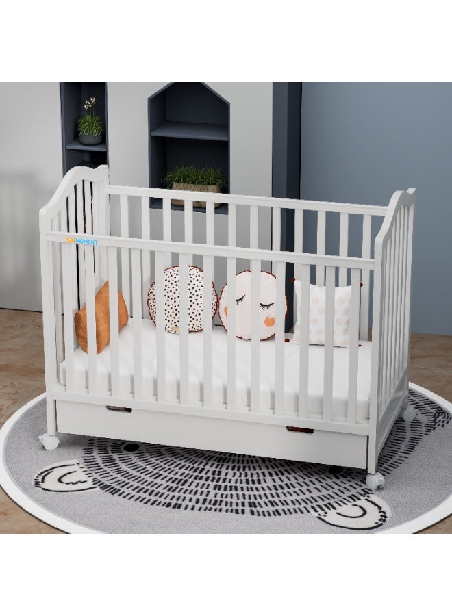 FUN MOMENT Baby's bed with storage drawer 120 x 60 cm - Image 5