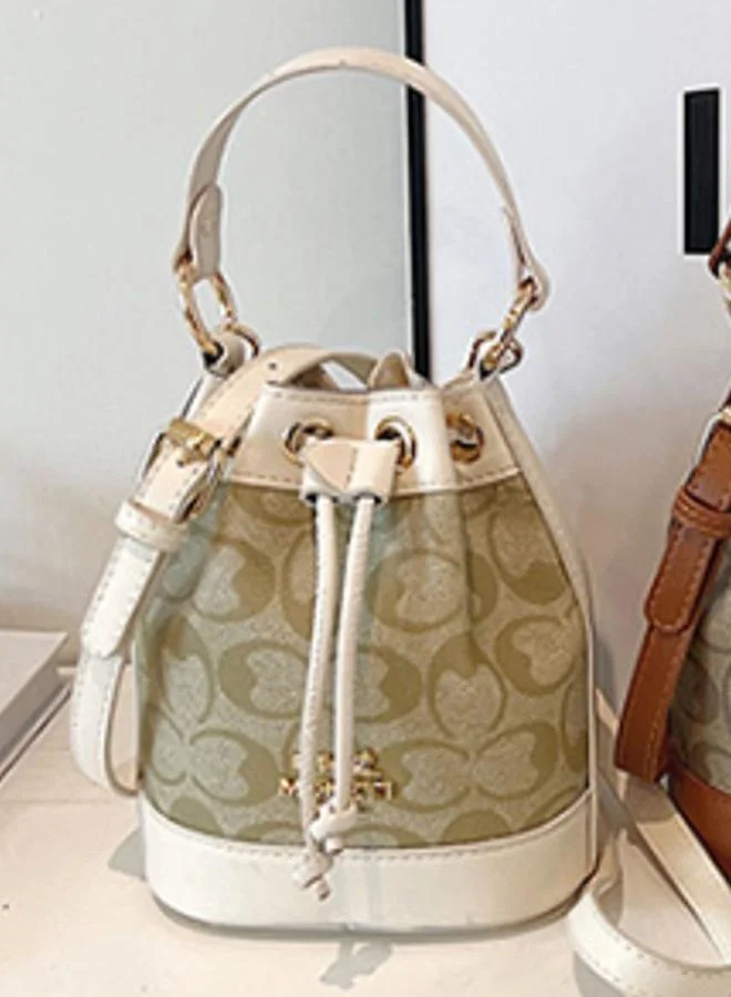 Styli Styli Printed Bucket Bag with Drawstring