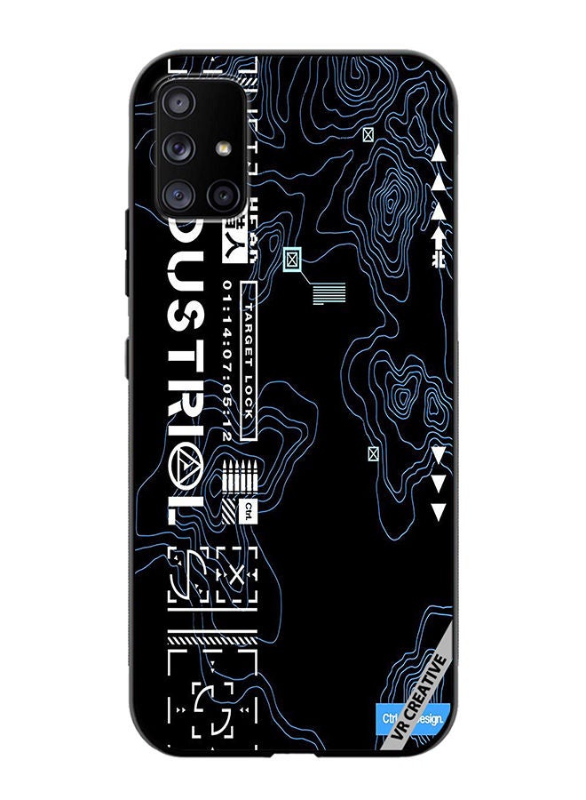 VR CREATIVE Protective Case Cover For Samsung Galaxy A51 5G Target Lock Design Multicolour - Image 1