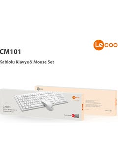 CM101 USB Wired Turkish Q Keyboard & Mouse Set White - pzsku/Z0C4F7EC549E916648BF6Z/45/_/1739962321/fe38707d-21e1-4790-b9be-9ad193aabee8