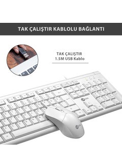 CM101 USB Wired Turkish Q Keyboard & Mouse Set White - pzsku/Z0C4F7EC549E916648BF6Z/45/_/1739962323/9b4df471-9bfd-487f-9b9a-3d13cc186dfd