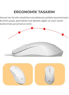 CM101 USB Wired Turkish Q Keyboard & Mouse Set White - pzsku/Z0C4F7EC549E916648BF6Z/45/_/1739962324/f4331ee0-d579-4655-8c82-34a133376399