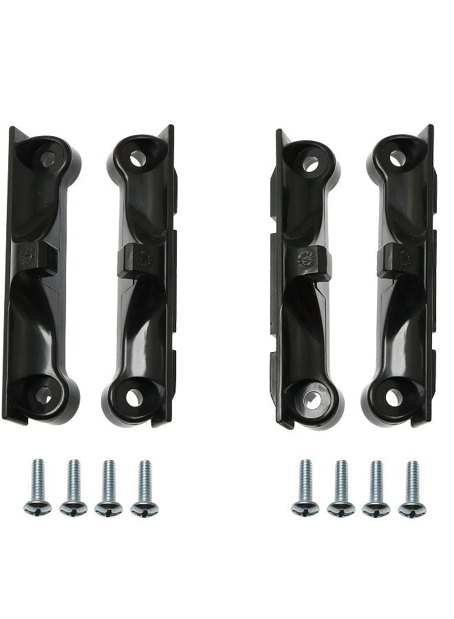 4 Pack Black CPU Cooling Fans, Durable AM4 Heatsink Support Bracket for Enhanced Performance - Image 1