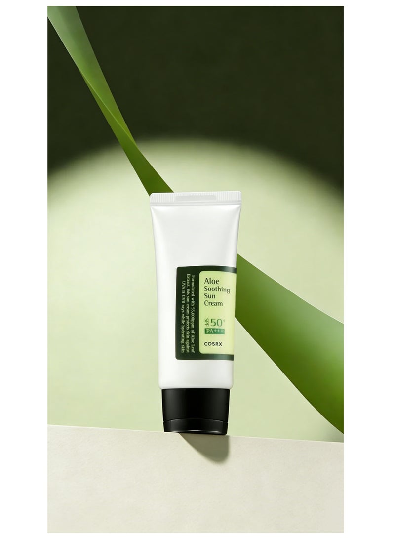 COSRX Official COSRX Daily Aloe Sun Cream 50ml - Broad-Spectrum UVA/UVB Protection - Image 1
