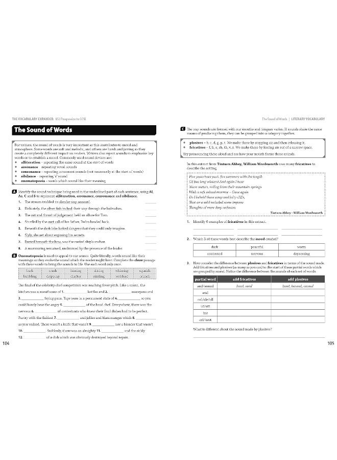 The Vocabulary Expander: KS3 Progression to GCSE f - Image 5