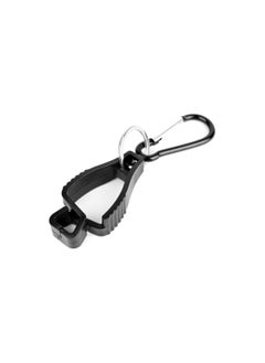 Generic Glove Clip -Carabiner Hook Black Work Safety Clip Glove Keeper, Glove Grabber Clip Holder Glove Keeper for Belt Loop, Guard Labor WorkerHelmets Hanger Grabber Catcher 5Pcs  - Image 3