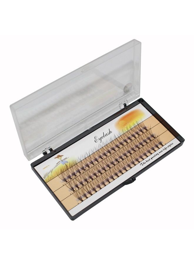 Bodermincer Scala 10 Root 60pcs Black Handmade False Eyelashes Natural Long Individual Eyelashes Extension Fake Lashes Makeup Beauty Cosmetic (16mm) - Image 3