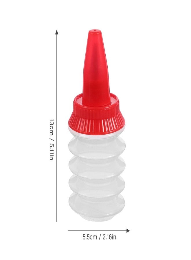 PRETYZOOM Cookie Icing Bottles, 2pcs Icing Bottles with Stainless Steel Piping Tips Plastic Piping Bottle Foldable Icing Cream Bottle for Cakes Cookie Decorating Supplies - Image 5