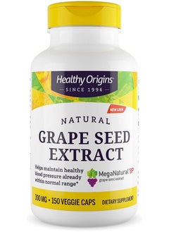 Healthy Origins Grape Seed Extract 300 Mg (Meganatural Bp Nongmo Californiagrown Gluten Free Supports Healthy Blood Pressure) 150 Veggie Caps  - Image 2