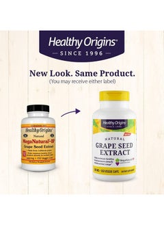 Healthy Origins Grape Seed Extract 300 Mg (Meganatural Bp Nongmo Californiagrown Gluten Free Supports Healthy Blood Pressure) 150 Veggie Caps  - Image 5