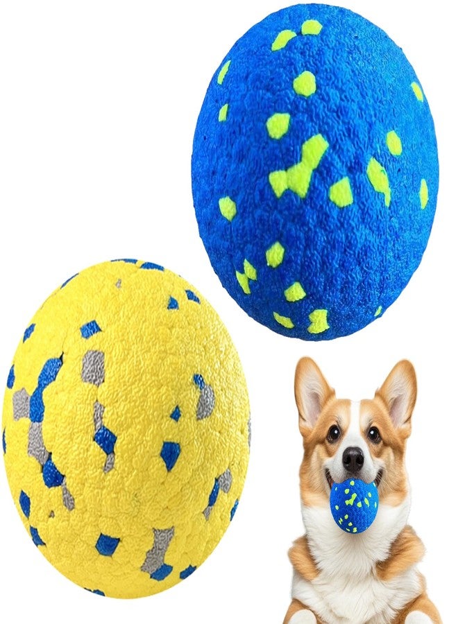 TVM Interactive Dog Ball - Smart Toy for Small and Medium Dogs, Automatic Moving Ball, Rotating & Bouncing, Durable TPU+PC Shell, Toys That Keep Dogs Busy, for Dog (Blue+Yello) - Image 1
