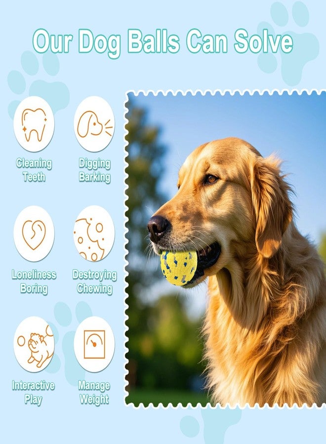 TVM Interactive Dog Ball - Smart Toy for Small and Medium Dogs, Automatic Moving Ball, Rotating & Bouncing, Durable TPU+PC Shell, Toys That Keep Dogs Busy, for Dog (Blue+Yello) - Image 5