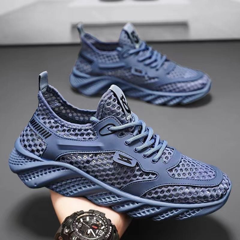 Yufeida Men's Breathable Mesh Sports Shoes - Lightweight Casual Sneakers with Soft  Sole