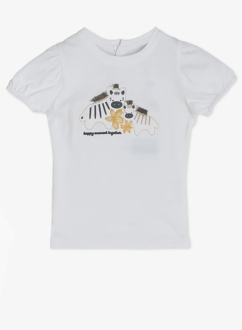 ريبلز مع نمشي Girls Regular T-shirt