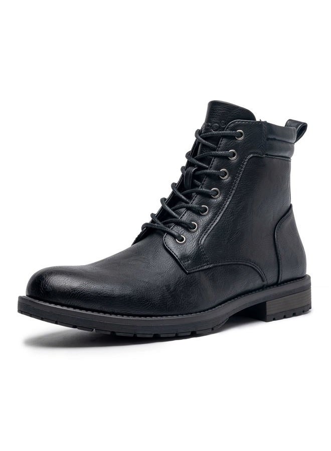 AMAPO Men's Chelsea Boots Slip-on Formal Dress Boots for Men Casual Ankle Men Boots Black-22716 9.5, 43 EU - Image 1