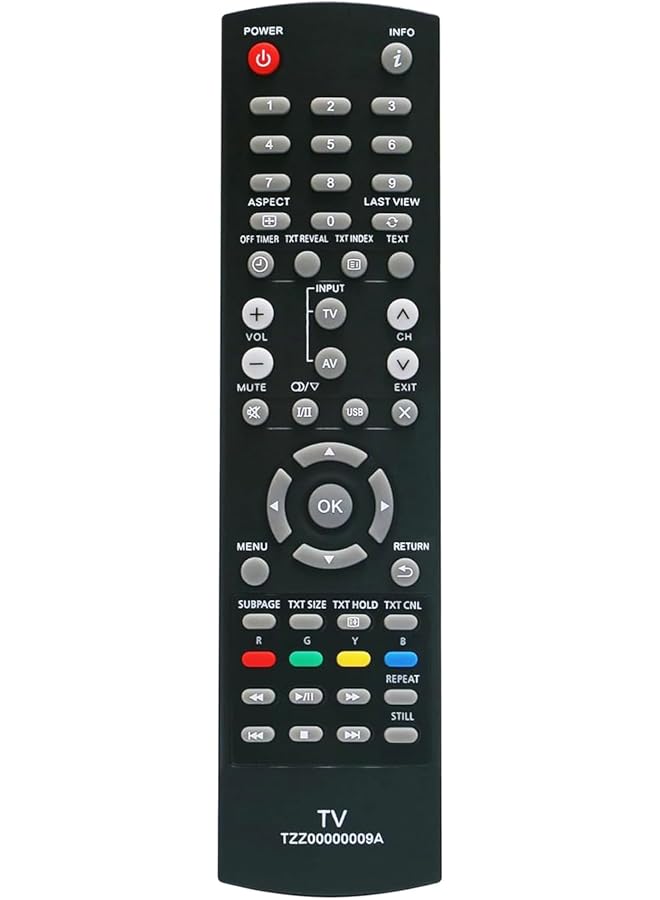The Bros جهاز تحكم عن بعد بالأشعة تحت الحمراء TZZ00000009A بديل لجهاز تلفاز باناسونيك LCD THL32C5M THL42U5M TVTH-L32C5M TH-L42U5M - Image 1