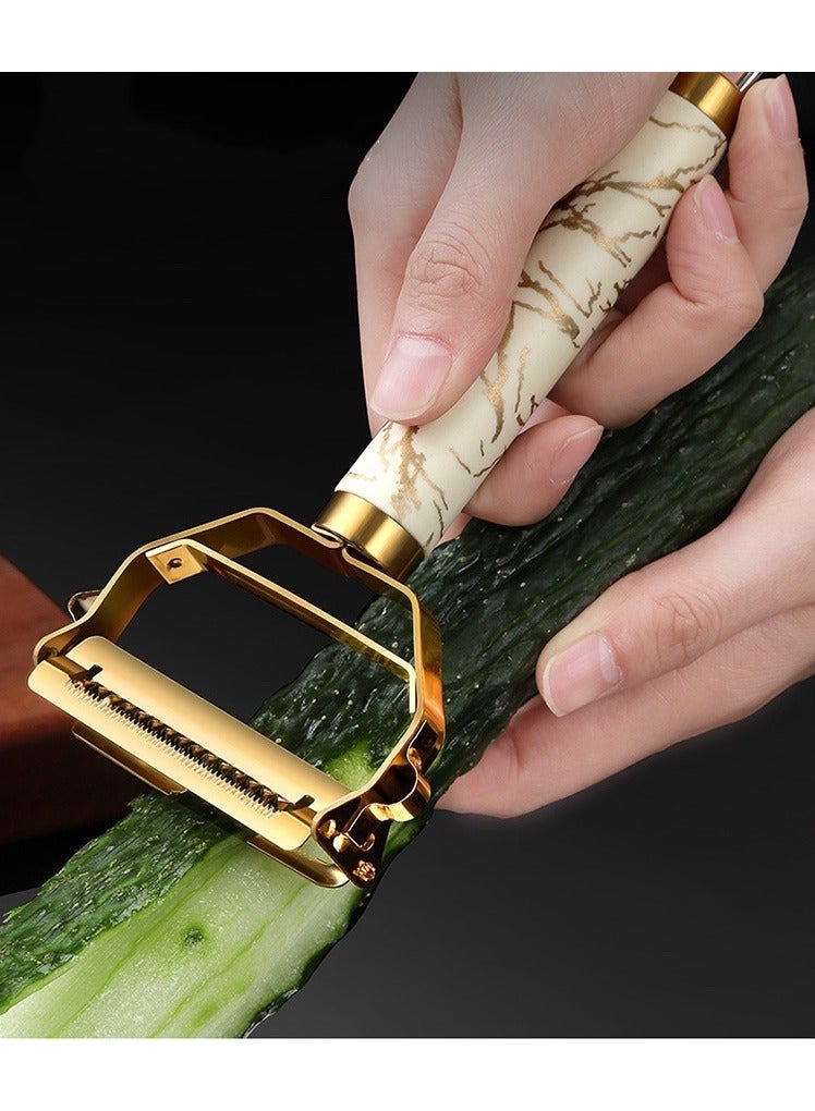 Stainless Steel Peeler, 18x8x2cm,golden - Image 2