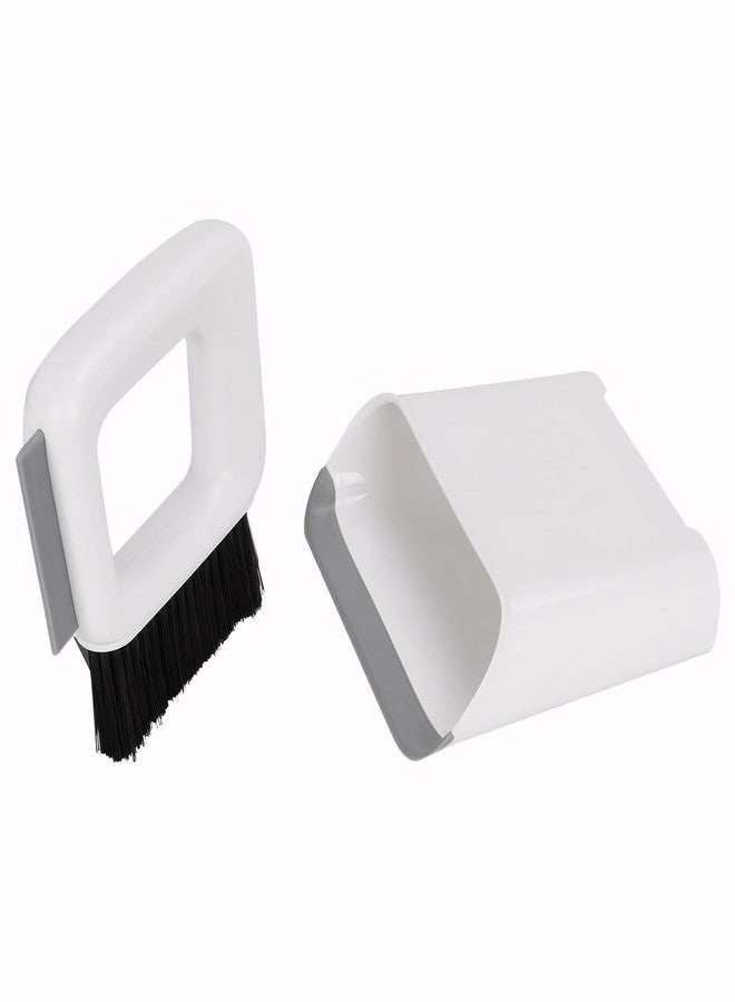 JGA JOGGING ARM Mini Dustpan and Brush Wisp Broom and Dustpan Portable Handheld for Keyboard Bedroom Bathroom Kitchen Counter Camping Tent BBQ Table Pet(1 Set) - Image 1