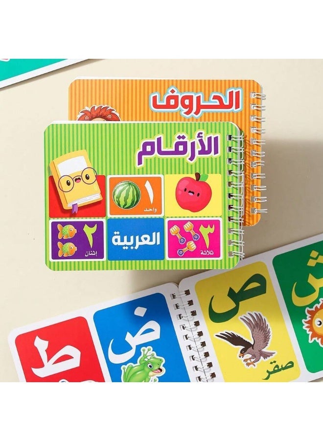 Arabic Alphabet and Number Flashcards for Children – Montessori Alphabet and Number Learning Kit – Learning Cards to Develop Reading and Concentration Skills – Suitable for Kindergarten and Early Childhood Education - Image 2
