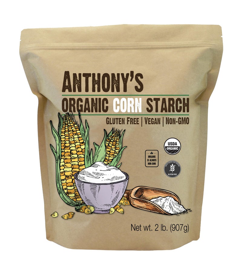 Anthony's Organic Corn Starch, Gluten-free, Vegan and Non-GMO - Image 1
