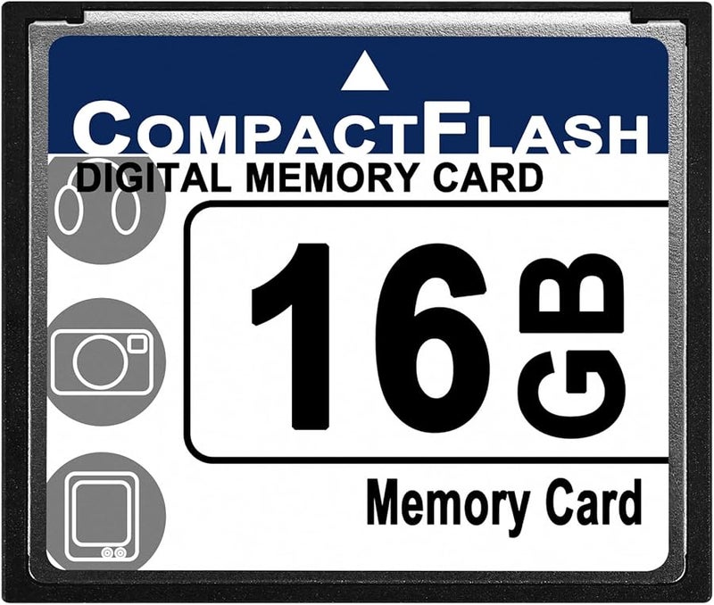 Professional 16GB Compact Flash Memory Card White and Blue - Image 1