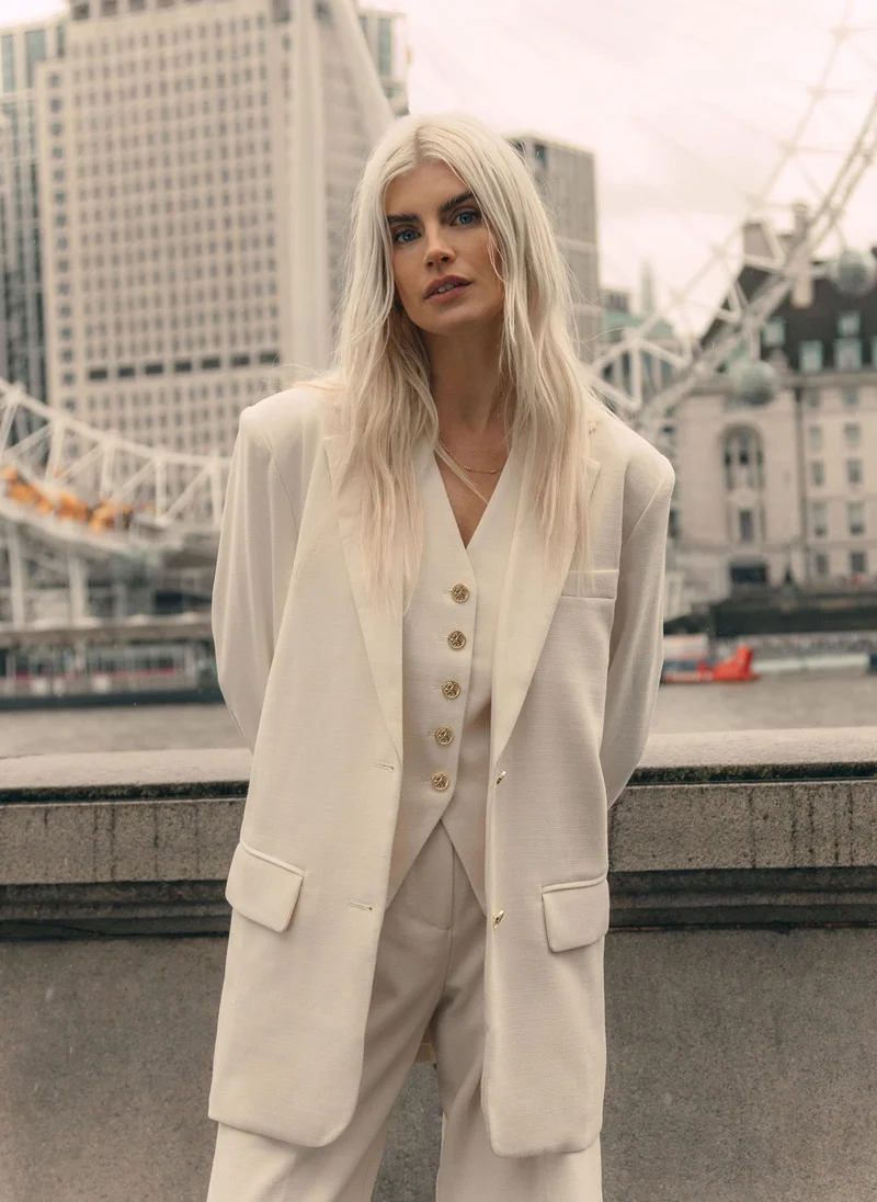 Lichi Textured waistcoat