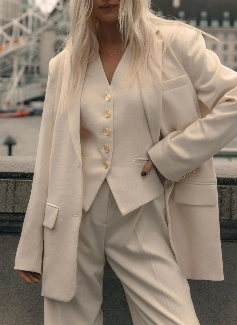 Lichi Textured waistcoat