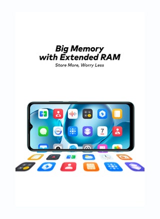 A100Cs Natural Black 3+5GB RAM 64 GB 4G - Middle East Version - view 5