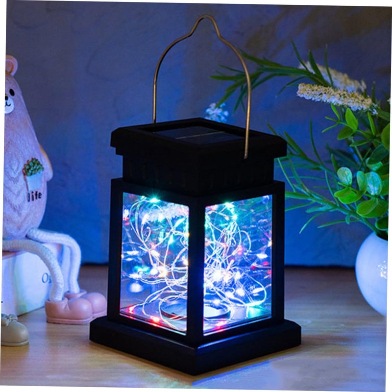 Solar Powered Outdoor Hanging Lantern Garden Courtyard Landscape Decorative Lighting - Image 4
