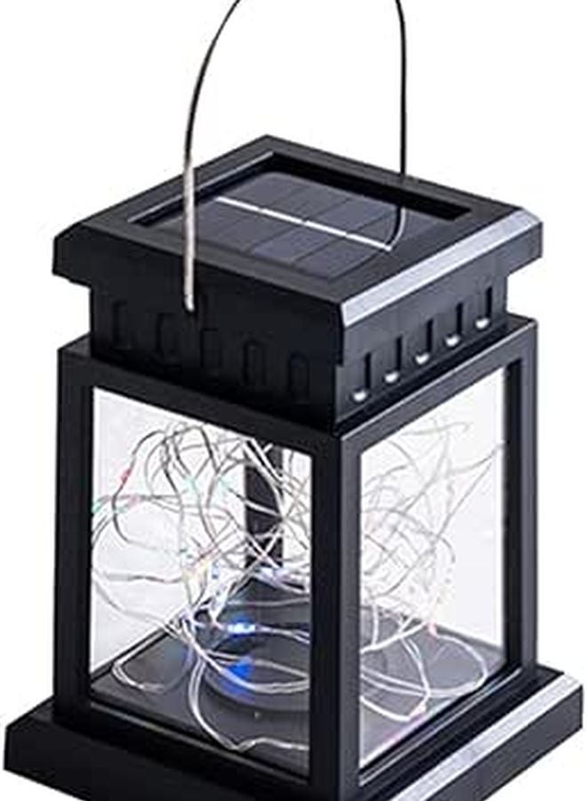 Solar Powered Outdoor Hanging Lantern Garden Courtyard Landscape Decorative Lighting - Image 1