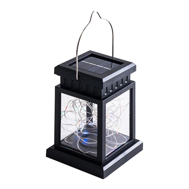Solar Powered Outdoor Hanging Lantern Garden Courtyard Landscape Decorative Lighting - Image 2