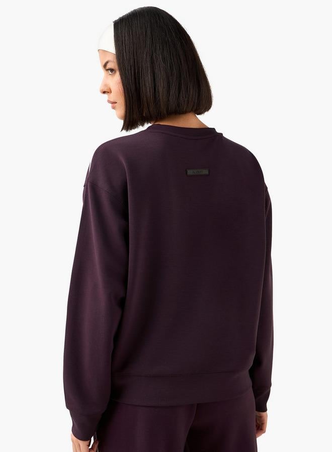 Active Women Contrast Piping Sweatshirt - Image 3