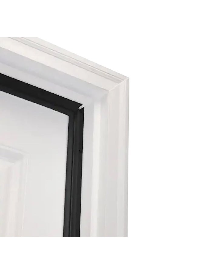 M-D Building Products - Matte Aluminium Flat Jamb-Up Weatherstrip with Vinyl Seal Black 0.38 x 1.5 x 84 Inch 11825 - Image 1