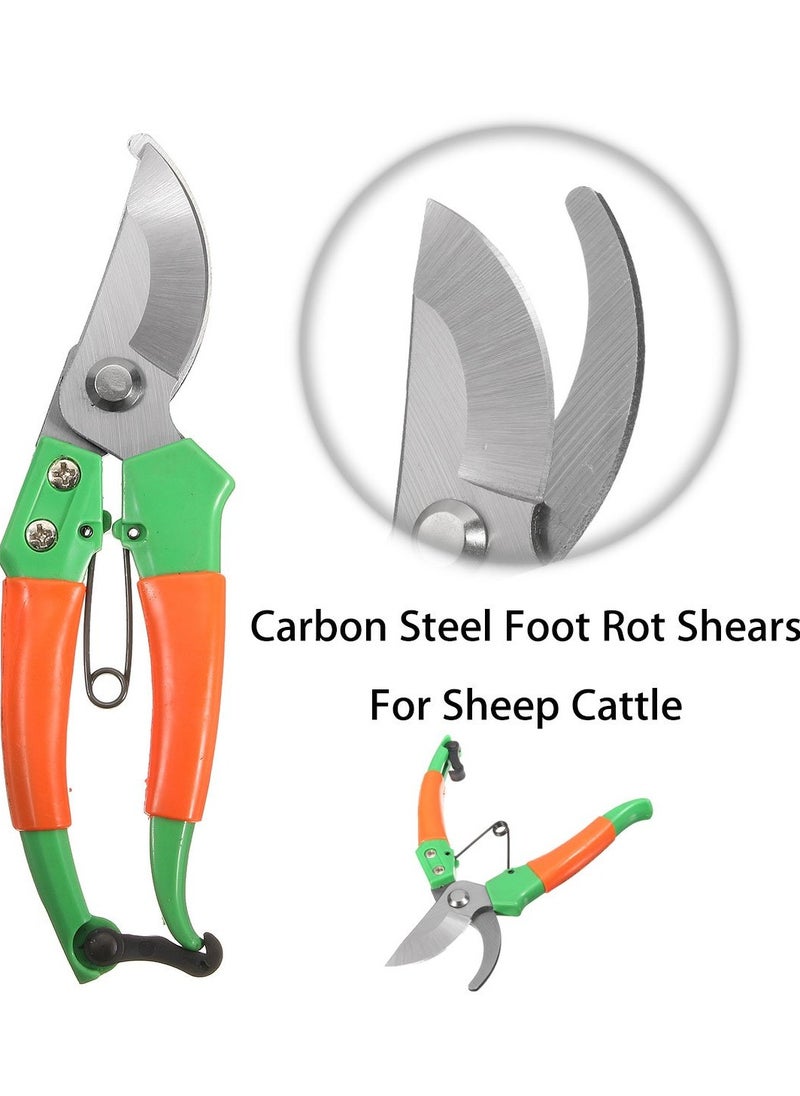 Sharpdo 8-inch Pruning Shears with Plastic Handle - High-Quality Carbon Steel  - Image 3
