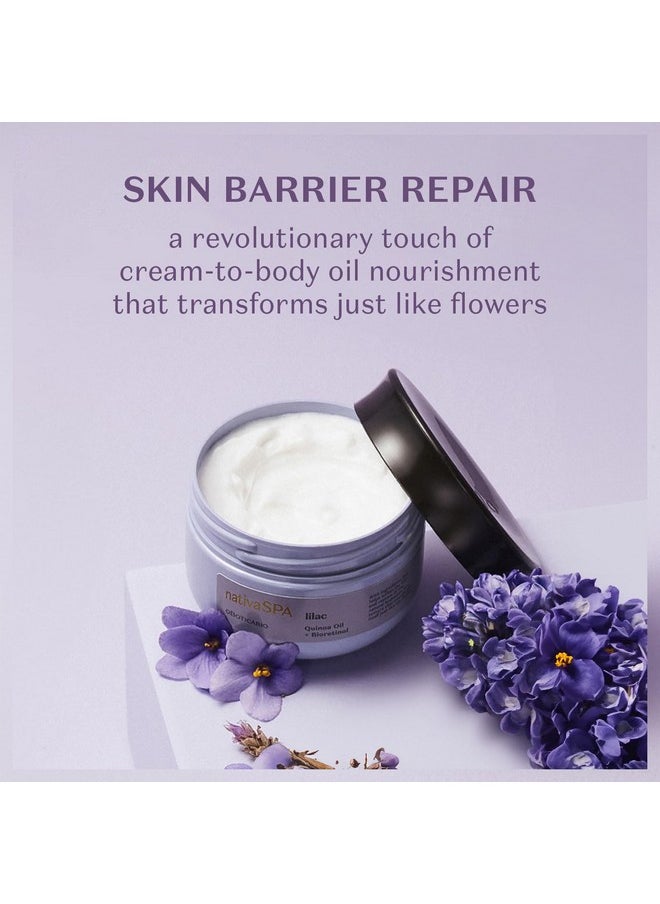 NATIVA SPA O BOTICÁRIO - Nativa Spa By O Boticário Lilac Smoothing Whipped Oil Body Cream With Quinoa Oil & Bioretinol Luxurious Fragranced Oil For Skin 6.1 Ounce - Image 1
