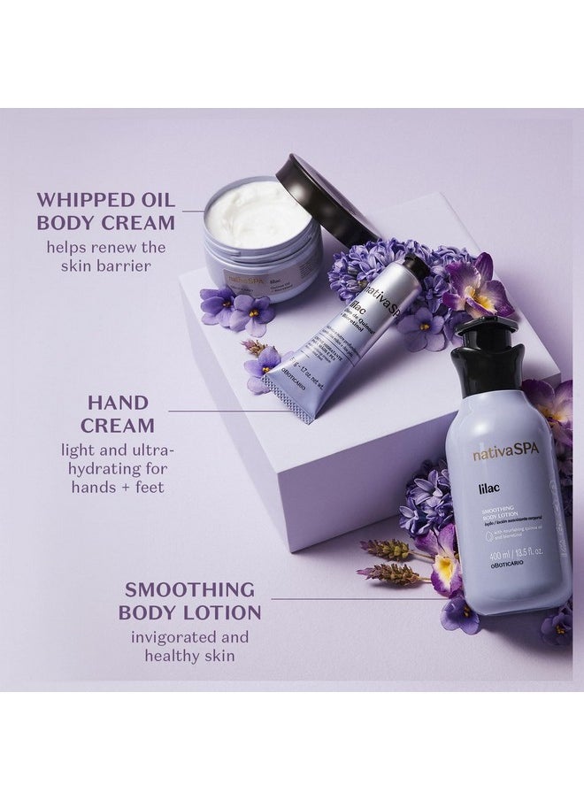NATIVA SPA O BOTICÁRIO - Nativa Spa By O Boticário Lilac Smoothing Whipped Oil Body Cream With Quinoa Oil & Bioretinol Luxurious Fragranced Oil For Skin 6.1 Ounce - Image 1