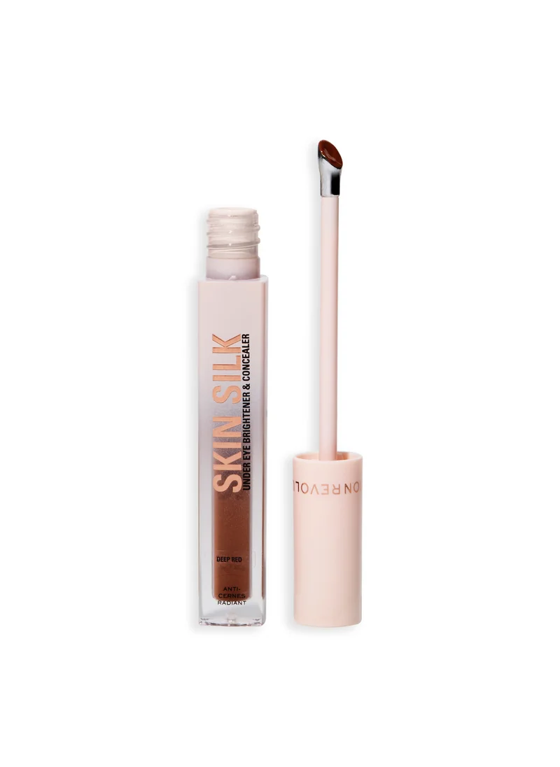 REVOLUTION Skin Silk Radiant Serum Under Eye Brightener Dark Deep Red