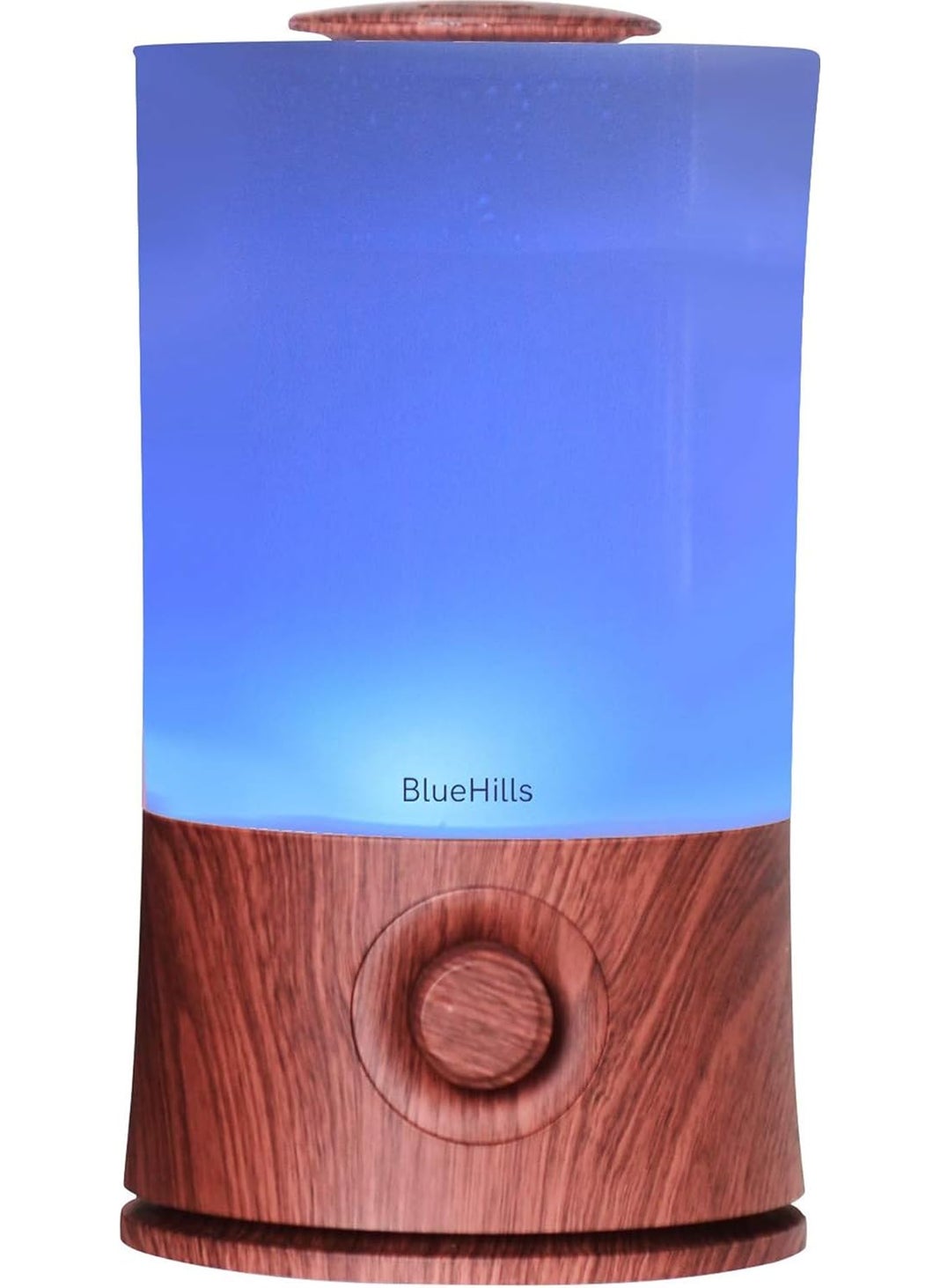 BlueHills BlueHills Premium 2000 ML XL Essential Oil Diffuser Aromatherapy Humidifier for Large Room Home 40 Hour Run Huge Coverage Area 2 Liter Extra Large Capacity Diffuser High Mist Dark Wood Grain E003 