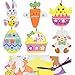 Fennoral Easter Craft Kit for Kids Make Your Own Easter Foam Stickers Ornaments DIY Arts Crafts Party Supplies - Image 2