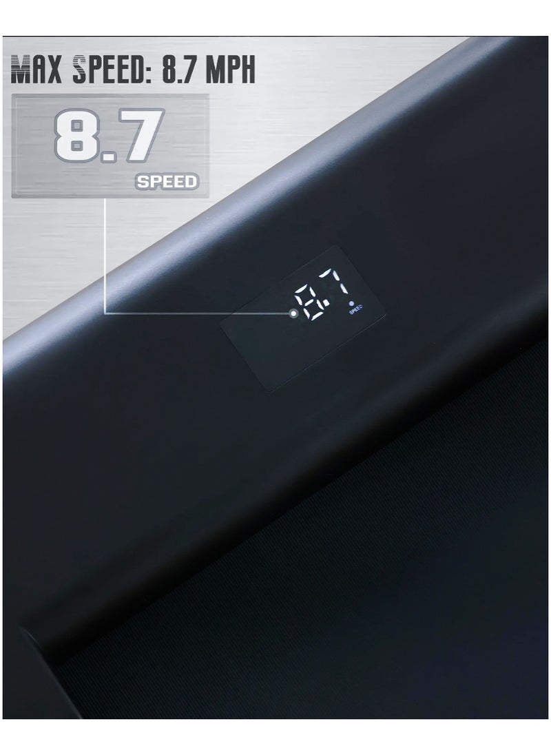 إكسيد فيتنس Xeed Fitness XD-99 3 HP Peak 2 في 1 مشاية كهربائية قابلة للطي للمنزل تأتي تحت وسادة المشي المكتبية نحيفة بما يكفي ليتم تخزينها تحت السرير - استخدام المكتب المنزلي  - Image 5