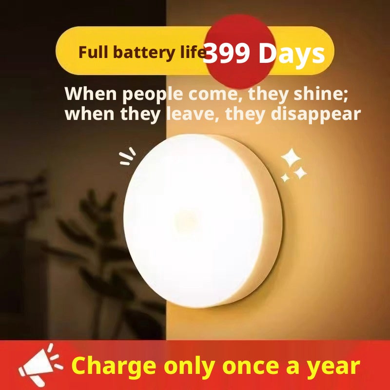 Rechargeable Motion Sensor LED Night Light with Magnetic Charging and Long Battery Life - Image 1