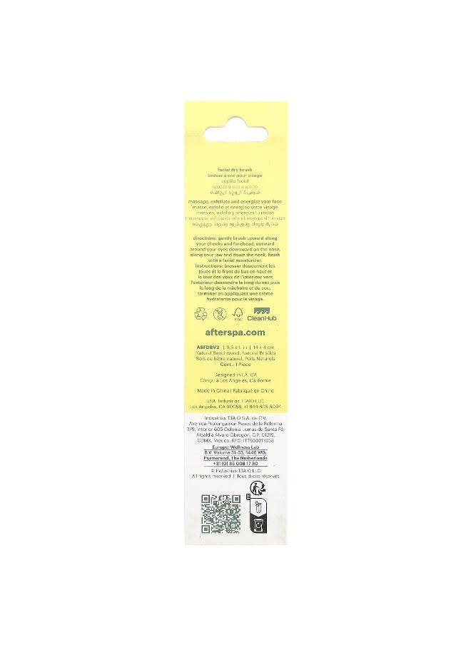 afterspa - AfterSpa, Facial Dry Brush, 1 Brush - Image 1