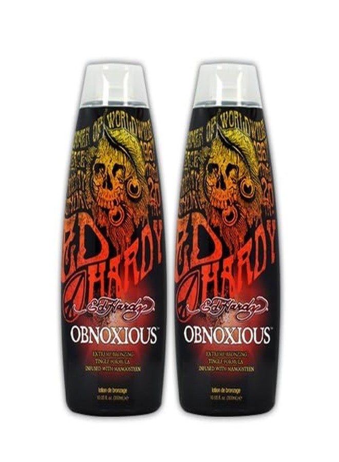Ed Hardy Lot 2 Ed Hardy Obnoxious Indoor Tanning Lotion Accelerator Bronzer Dark Tan Bed - Image 2