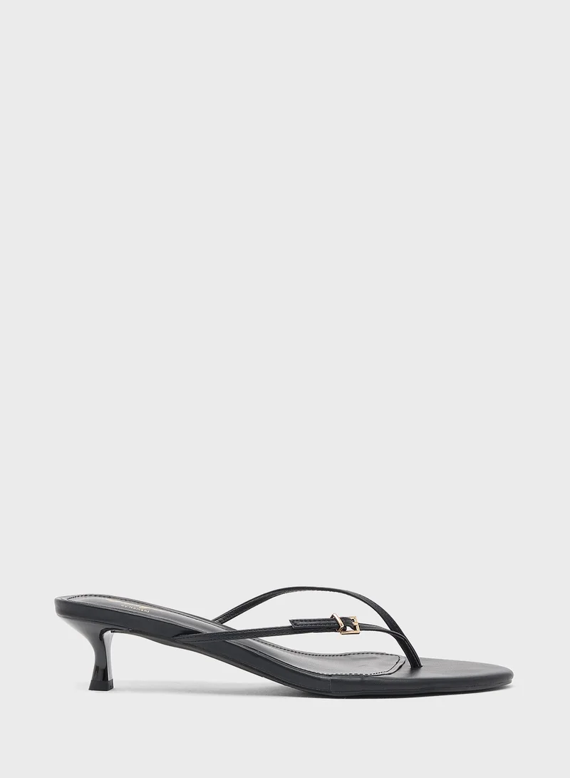Ginger Low Heel Thong Sandal