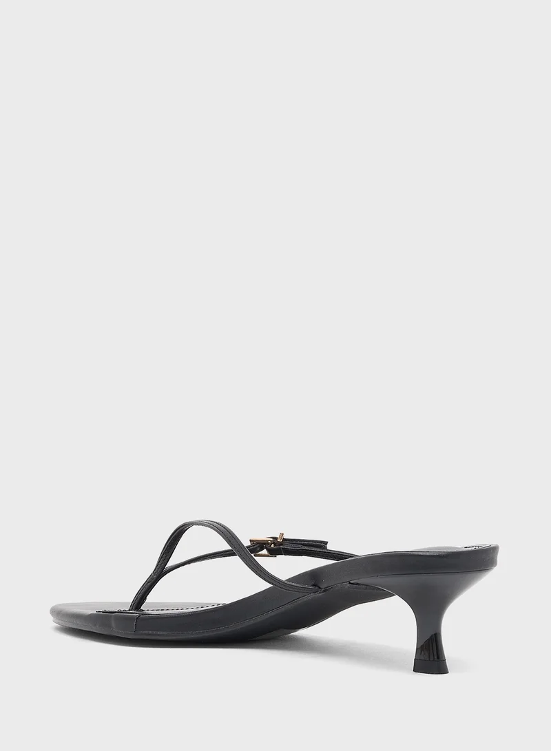 Ginger Low Heel Thong Sandal