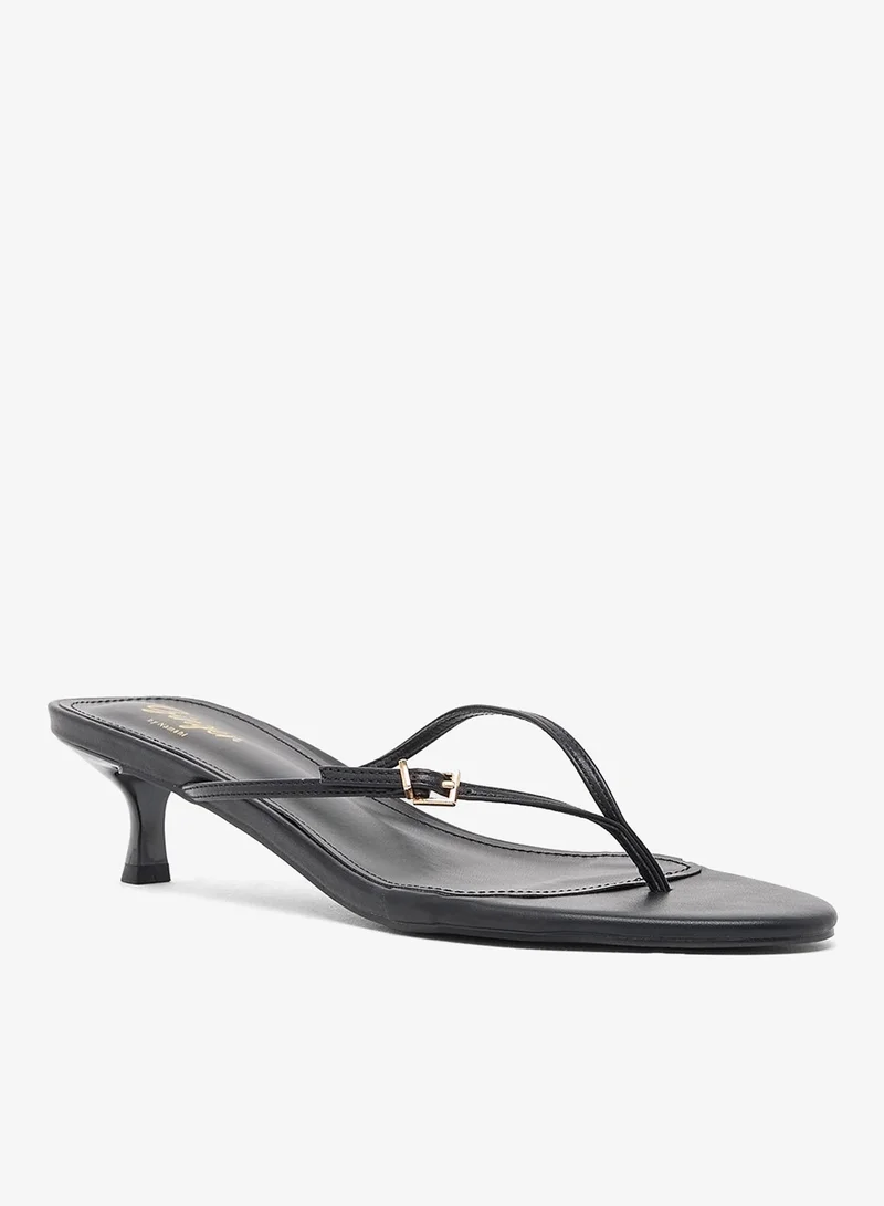 Ginger Low Heel Thong Sandal