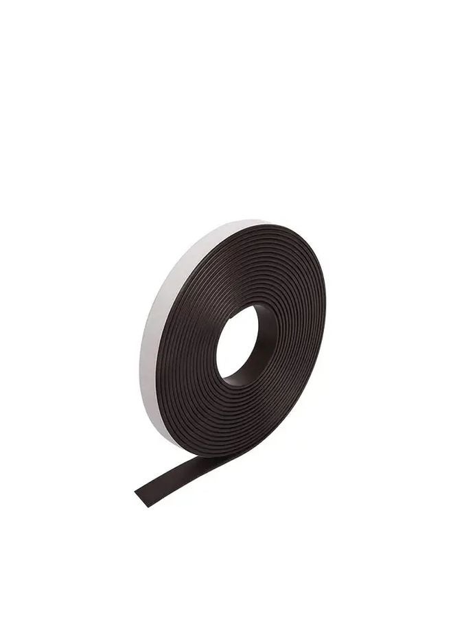 Adhesive Magnetic Strip 39.37 Inch Self Stick Synthetic Rubber Magnet Tape for DIY Crafts Screen Doors - Image 1